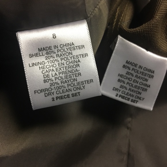  Boys tan two piece suit - Picture 6 of 6